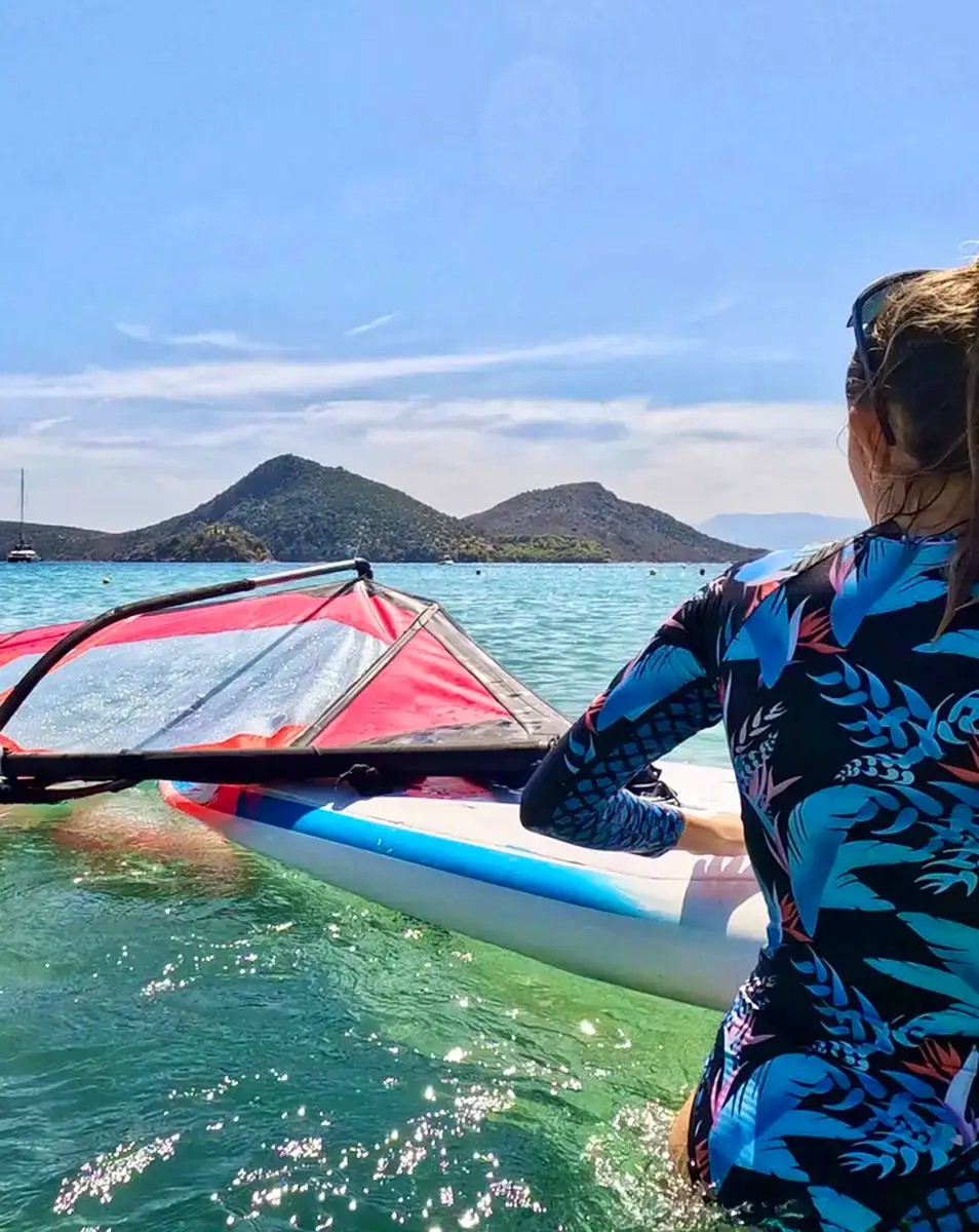 Watersports on Tolo Beach
